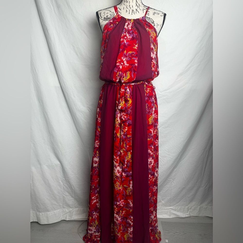 ModCloth Elegant Chiffon Maxi Dress. Size XL - Picture 6 of 13